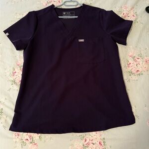 Figs Deep Purple Scrub Set